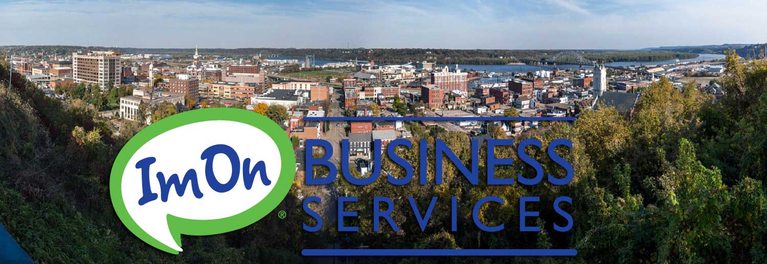 City of Dubuque picture with ImOn business services logo
