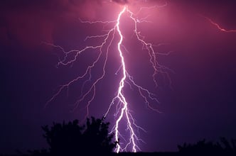 Purple Thunderstorm Weather Thunder Storm Violet